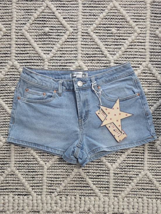 Madden Girl Pants - Madden Girl Light Wash Denim Cutoff Shorts